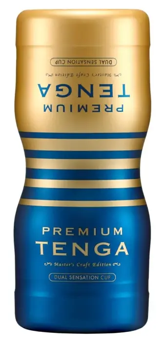 TENGA Dual Sensation C Premium мастурбатор – 15.5 cm (6.1″)