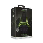 Ouch! Tamsoje šviečantis BDSM kūno diržas Bulldog – L/XL — Nuotrauka 1