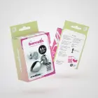 Borealis Metalinis analinis kištukas su LED RGB – 7 cm (2.8″) – Sidabras — Nuotrauka 1