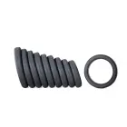 Perfect Fit Play Zone Kit Xact-Fit silikoonrõngaste komplekt – 9 suurust – must — Foto 3