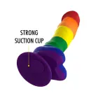 MYTHOLOGY Corey Pride intīms silikona modelis M – 18 cm – daudzkrāsains — Foto 5