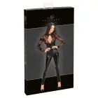 Noir Handmade Powerwetlook Jumpsuit – Black – S — Photo 1