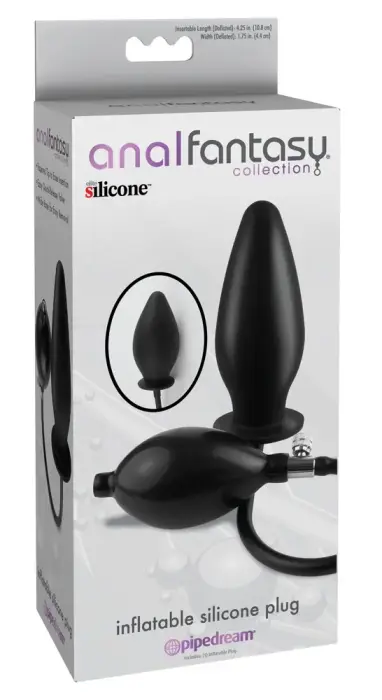 AFC Inflatable Silicone Anal Plug – 10.8 cm (4.25″)