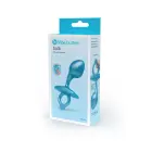 B-Vibe lemputės formos analinis kištukas – 6.35 cm (2.5″) – Mėlynas — Nuotrauka 2