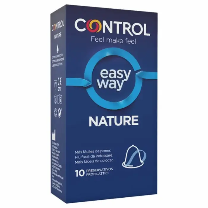 CONTROL Nature Easy Way anatoomilised lateksist kondoomid – 10 tk