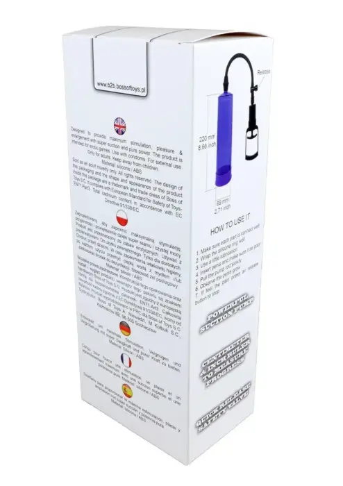 Powerpump MAX locekļa pumpis – violets Foto 4