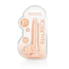 Reālistisks dildo ar sēkliniekiem – 17 cm (7″) – miesas krāsa — Foto 1