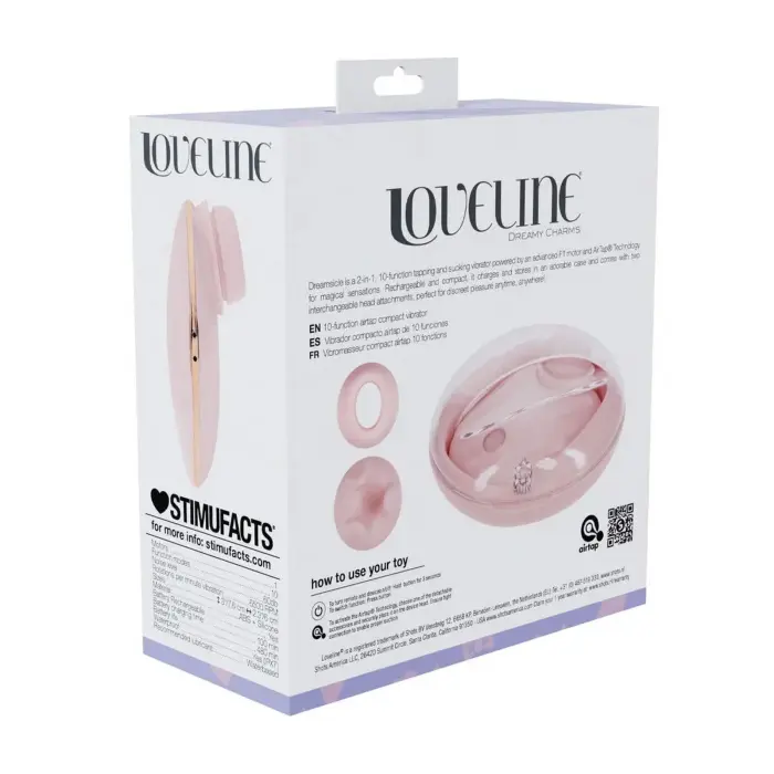 Dreamsicle – kompakts AirTap vibrators – rozā