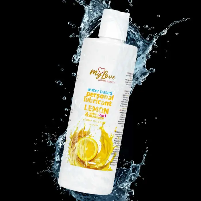 MyLove Aroma Series 2-в-1 интимный и массажный лубрикант – лимонный – 300 мл