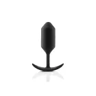 B-Vibe Snug Plug 3 Weighted Anal Plug – 12 cm (4.7″) – Black — Photo 1