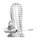 BAILE - Brave Man Vibrating Penis Sleeve – 14 cm – Clear — Photo 4