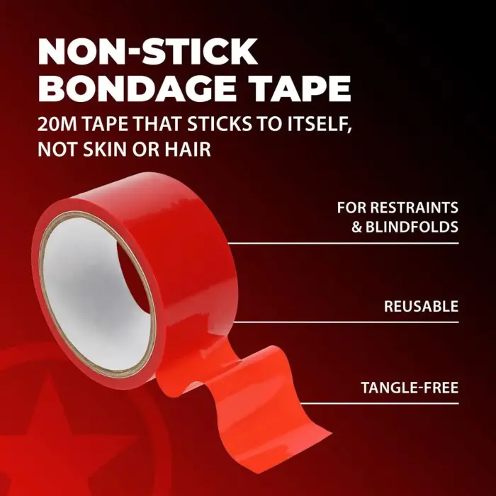PVC Non-Stick Tape - 20 m - Red Foto 5