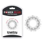 POWER PLUS – dzimumlocekļa gredzens – mīksts TPE – caurspīdīgs — Foto 1