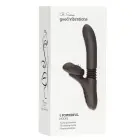 Vibrator with Licking, Thrusting and Heating Functions – 24.1 cm (9.5″) – Black — Photo 2