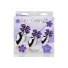 Violet Flower Butt Plug Set – 3 Pieces – Purple — Photo 1