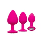Cheeky Gems 3 daļu anālās apmācības komplekts – Rozā — Foto 1