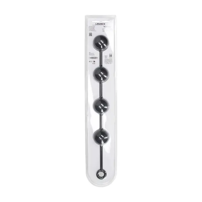 Silicone Round Anal Balls - XXL - 60mm - Black Photo