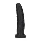 DELICIOUS Sam Lakricas reālistisks dildo ar piesūcekni – 19.5 cm (7.5″) – Melns — Foto 2
