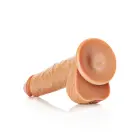 Taisns reālistisks dildo ar sēkliniekiem un piesūcekni – 20.5 cm (8″) — Foto 4