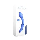 Superior klaasist dildo – 20 cm (8″) – sinine — Foto 1