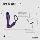 Hueman Black Hole Anal Vibrator & Support Ring – Black — Photo 3
