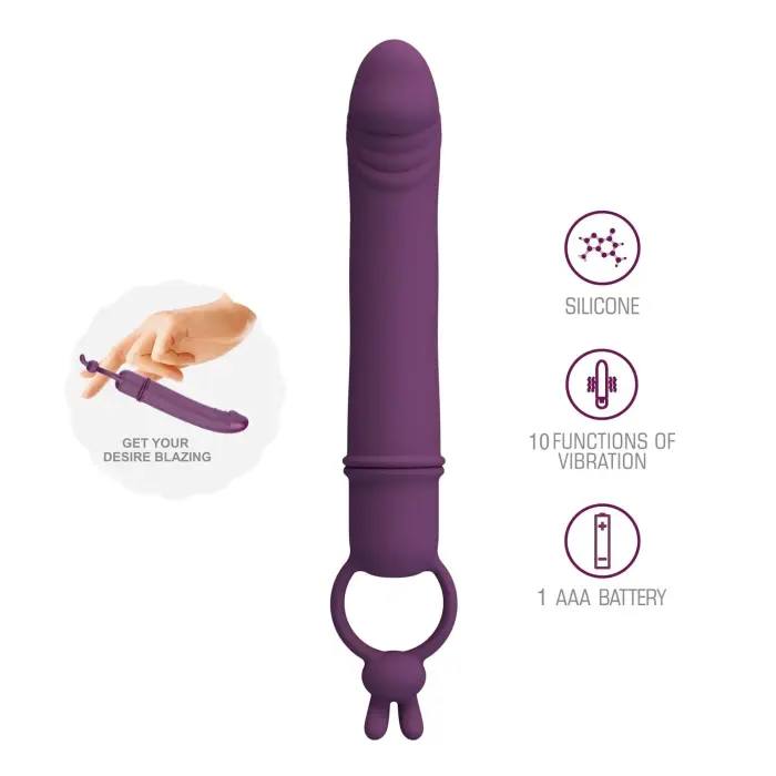 Pretty Love Cora silikona vibrators – rozā Foto 2