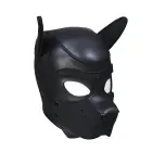 Neoprene Puppy Dog BDSM Hood – Black – L — Photo 1