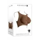 Gender X Undergarments Plate силиконовый жилет с грудью – чашка C – тёмный телесный — Фото 1