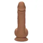 Dual Density Realistic Dildo with Suction Cup – 16 cm (6.25″) – Brown — Photo 6