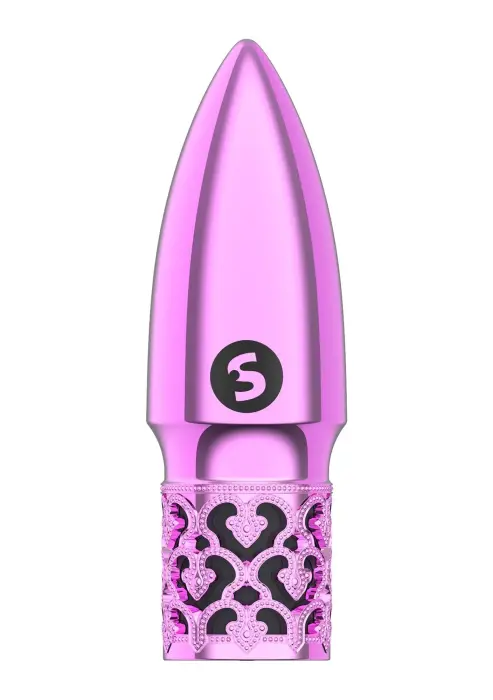 Glitter Rechargeable Bullet Vibrator – 7 cm (2.7″) – Pink