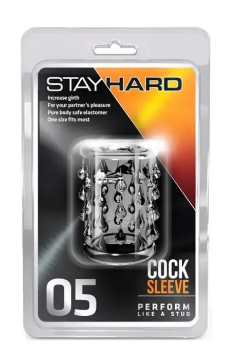 STAY HARD varpos rankovė – One size – skaidrus