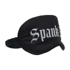 Spank Me - Printed Satin Mask - Black Foto 3