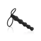 Love Rider helmestega kahekordse penetratsiooniga dildo – 14.5 cm (5.75″) – must — Foto 1
