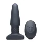 Slim R – Smooth Rimming Anal Plug with Remote Control – 10 cm – Black — Photo 6