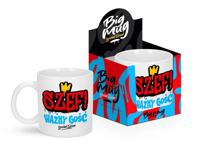Big Mug kruus 800 ml – "Szef" (Ülemus)
