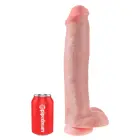 King Cock XXL Realistic Dildo with Balls and Suction Cup – 38.1 cm (15″) — Photo 2