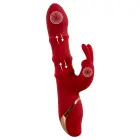 You2Toys кролик-вибратор с 3 движущимися кольцами – 24 см (9.3″) – розовый — Фото 11
