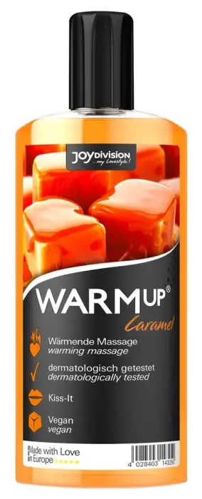 Joydivision WARMup Caramel šildantis masažo skystis – 150 ml