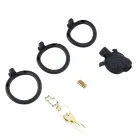 Sevanda Black Slave Chastity Cage Short – Black — Photo 7