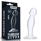 LoveToy Flawless Clear Prostate Plug – prostatas spraudnis – caurspīdīgs – 16,5 cm — Foto 1
