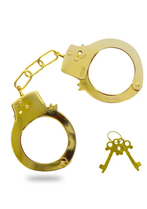 TOYJOY металлические наручники – золотые