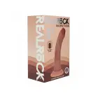 Vive REA215 – curved dual density silicone dildo with suction cup – tan – 15.5 cm — Photo 2