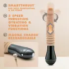 Dr. Skin Dr. Knight Thrusting Vibrator – 22 cm (8.5″) – Skin — Photo 3