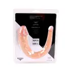 Kiotos COX Realistiškas dvipusis dildo – 35 cm (13.8″) – Kūno spalva — Nuotrauka 4