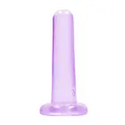 Nereālistisks dildo ar piesūcekni – 13.5 cm (5″) – Caurspīdīgs Foto 5