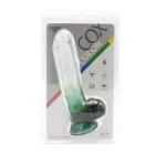 Kiotos Cox Color dildo su siurbtuku – 22.5 cm (9″) – Skaidrus — Nuotrauka 8