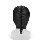 Me You Us Full Coverage Faux Leather Hood – Black — Photo 3