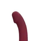 Lokāms bezlencu strapon vibrators – 18 cm (7″) – sarkans — Foto 7