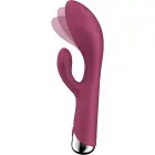 Satisfyer Spinning Rabbit 1 rotējošs truša vibrators – 18 cm – sarkans — Foto 5