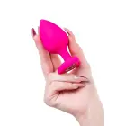 Deimantinės širdies analinis kištukas – S – Raudonas Photo